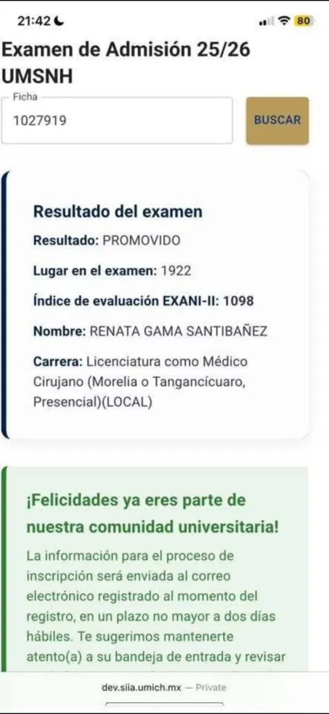 irregularidades examen Medicina UMSNH 1