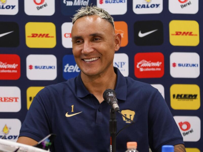 Keylor Navas es presentado con los Pumas de la UNAM
