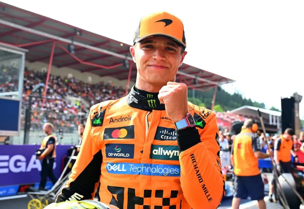 Lando Norris se lleva la pole en el Gran Premio de Bélgica 2025