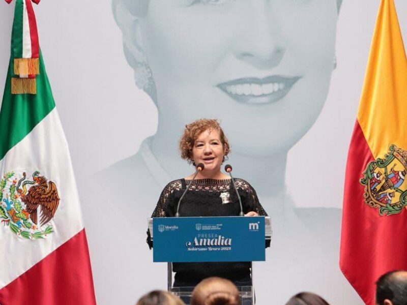 “Leyes estúpidas” y sin empatía, reprocha activista al recibir presea Amalia Solórzano en Morelia