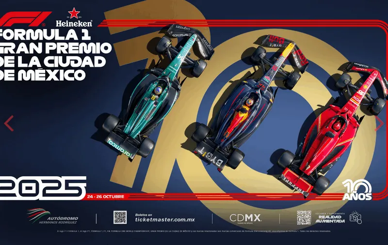 México celebra 10 años de F1 con un Gran Premio histórico y millonario
