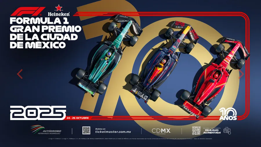 México celebra 10 años de F1 con un Gran Premio histórico y millonario