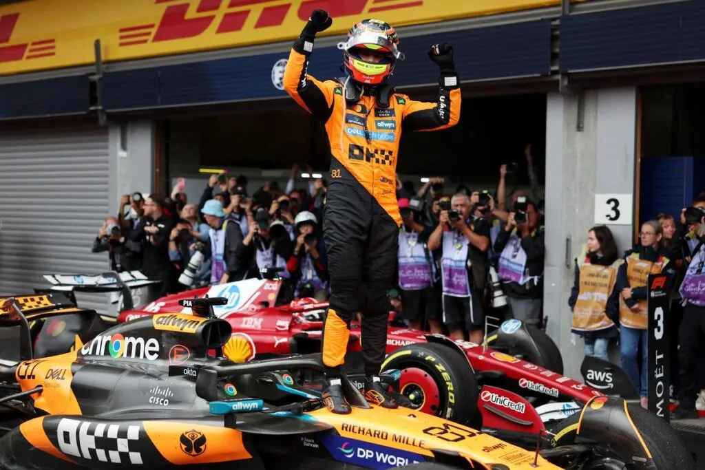 Oscar Piastri imbatible al imponerse en el Gran Premio de Bélgica
