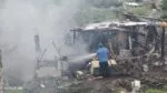 Arde vivienda de madera y lámina en Apatzingán