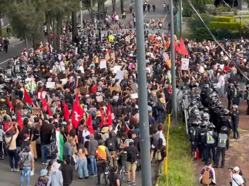 Segunda marcha contra la gentrificación en CDMX fue pacífica