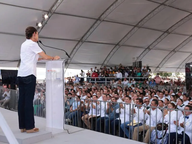 Sheinbaum anuncia inversión en salud para Tabasco