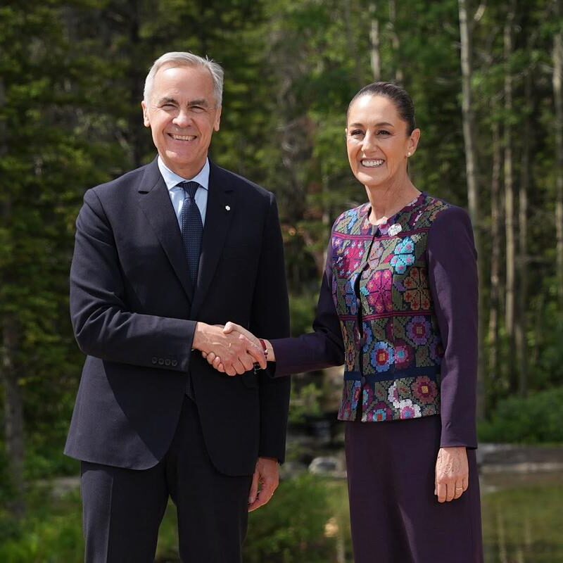 Claudia Sheinbaum y Mark Carney refuerzan los lazos económicos entre México y Canadá