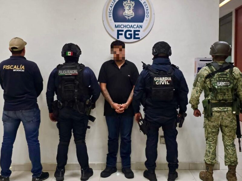 SSP detiene a hombre con orden de aprehensión por homicidio en Zamora