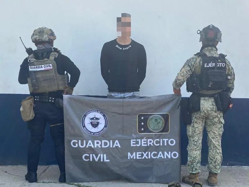 SSP y Defensa detienen a venezolano con fusil de alto poder en Tierra Caliente