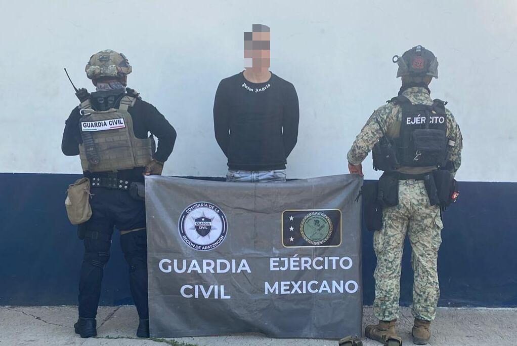 SSP y Defensa detienen a venezolano con fusil de alto poder en Tierra Caliente
