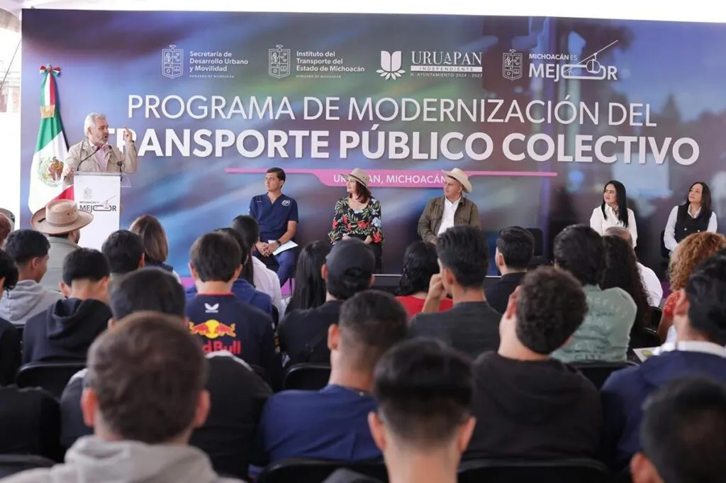 Transporte de Uruapan estará apegado a normas internacionales