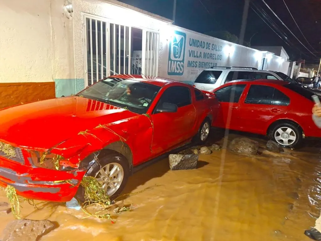 ‘Tromba’ deja al menos 24 viviendas afectadas en Villa Morelos, Michoacán