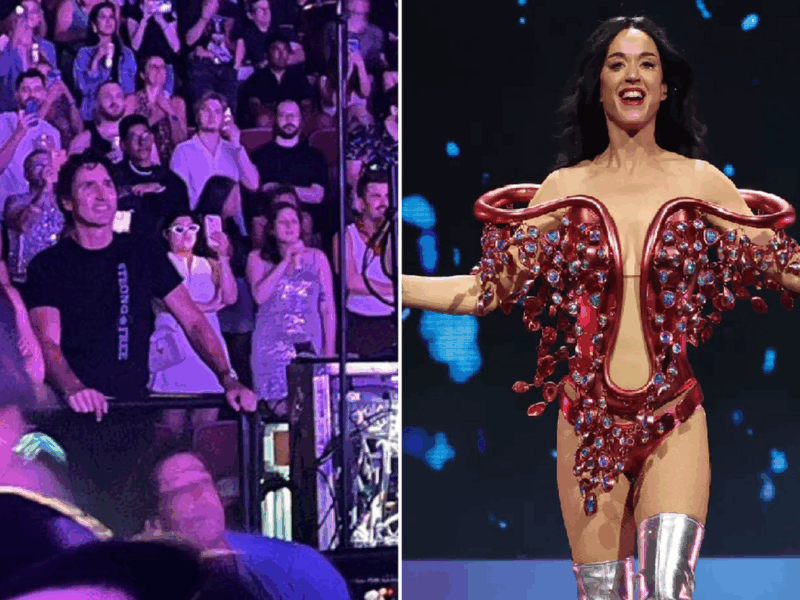 Trudeau canta con euforia en show de Katy Perry tras cena privada