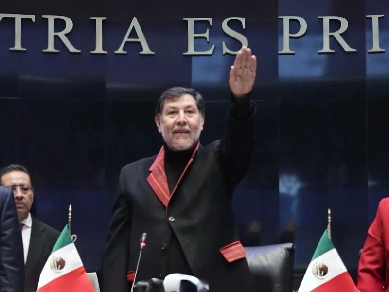 Con 127 votos a favor, el Morenista Gerardo Fernández Noroña es elegido como nuevo presidente de la Mesa Directiva del Senado de la República de México