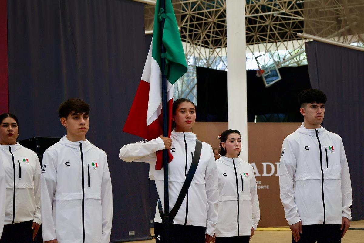Abanderan a delegación mexicana que participará en Juegos Panamericanos Junior