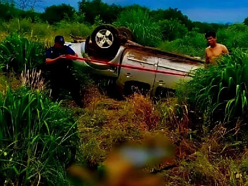 Accidente automovilístico deja un muerto y 3 heridos en la Tepalcatepec - San Isidro