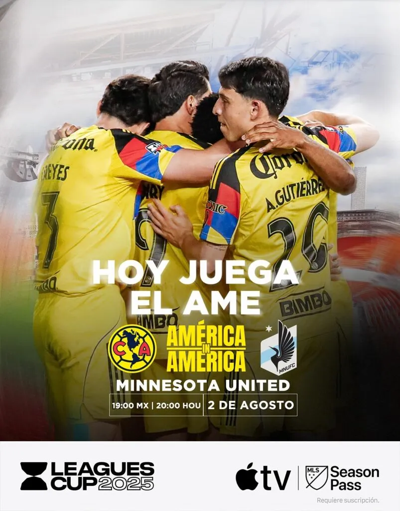 América vs Minnesota United FC: cuándo, a qué hora y dónde el partido de la jornada 2 de la Leagues Cup 2025-1