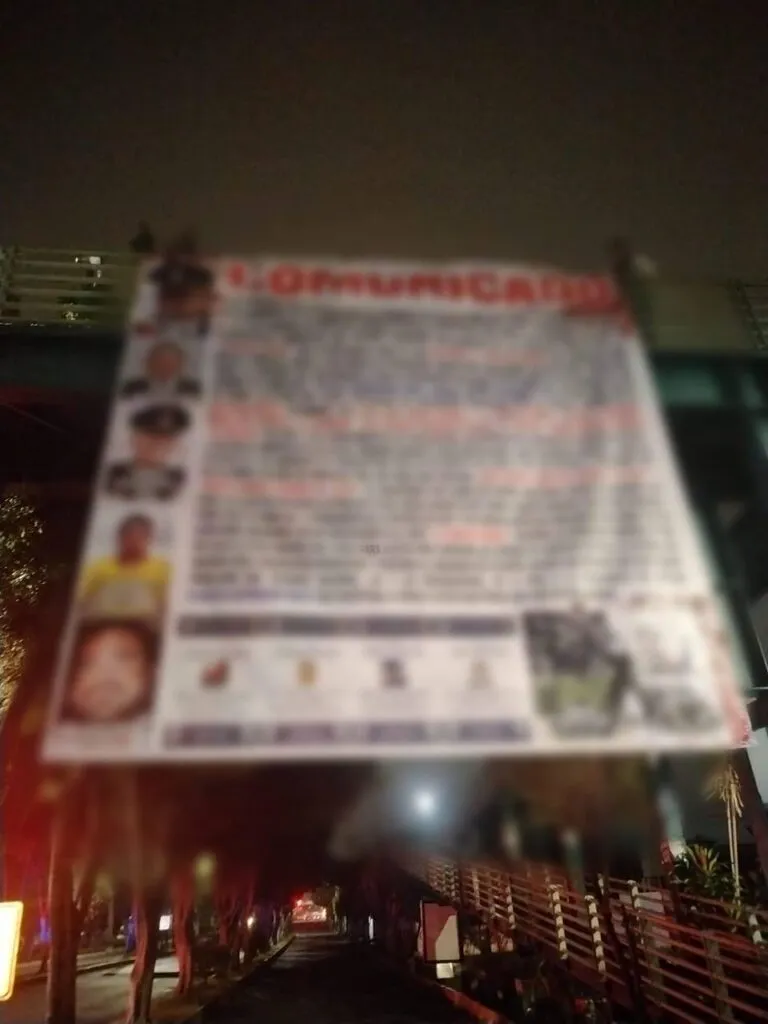 Aparecen narcomantas en Morelia; acusan a mandos militares de colusión con cárteles