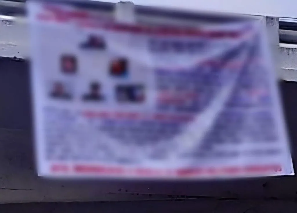 Aparecen narcomantas en Morelia y Tarímbaro contra mando militares y criminales