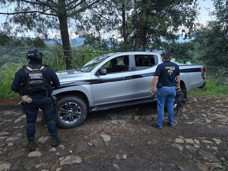 aseguran cuatro vehículos con reporte de robo en Tingambato