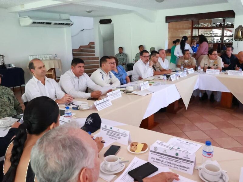Avanza Lázaro Cárdenas en estrategia de seguridad y orden público: SSP