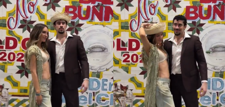 Bad Bunny sorprende a Belinda en Puerto Rico con “Perro negro”