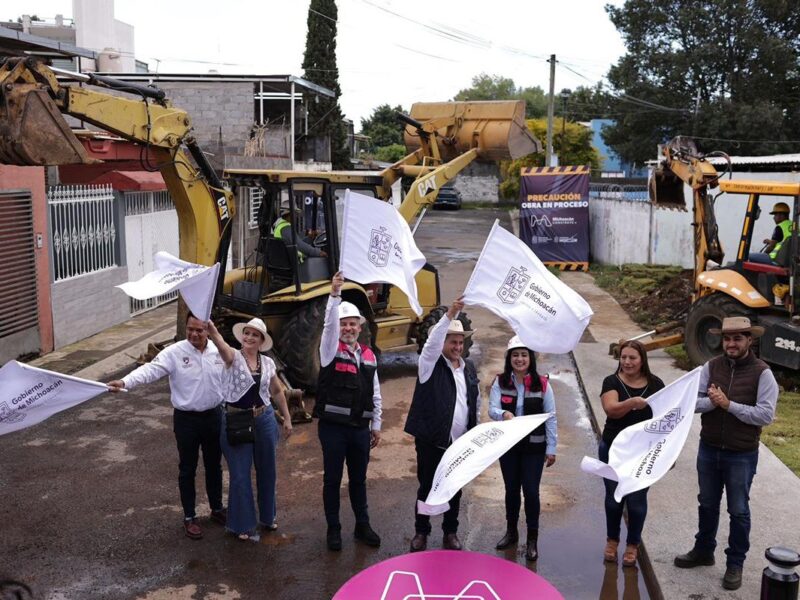 Bedolla arranca rehabilitación de espacio público