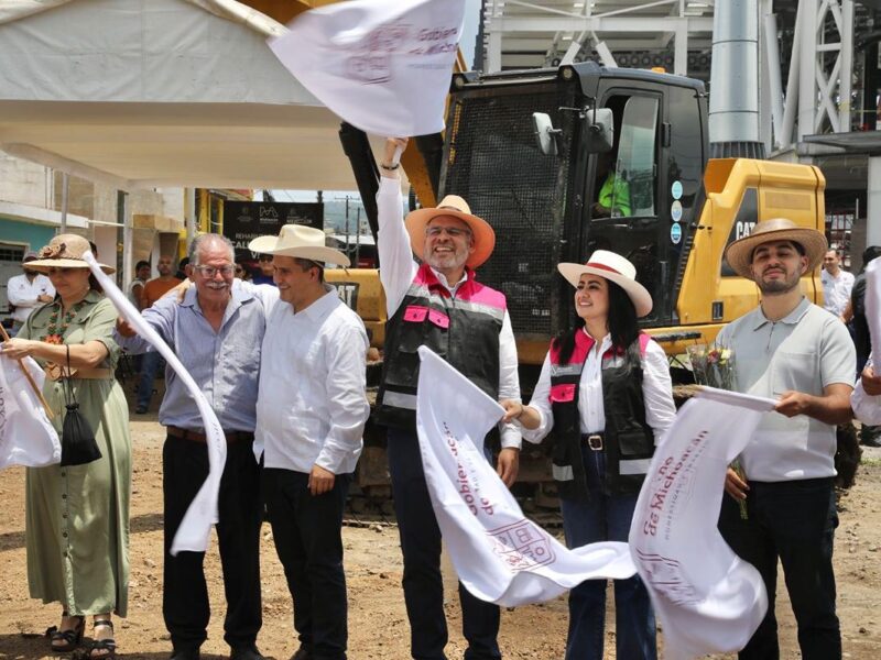 Bedolla inicia obras complementarias en teleférico de uruapan