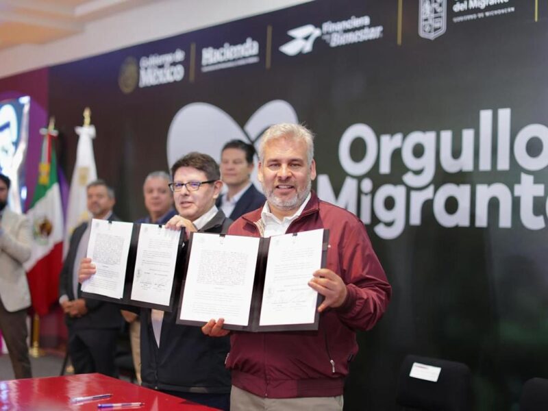 Bedolla y Federación unen esfuerzos con apoyos a migrantes
