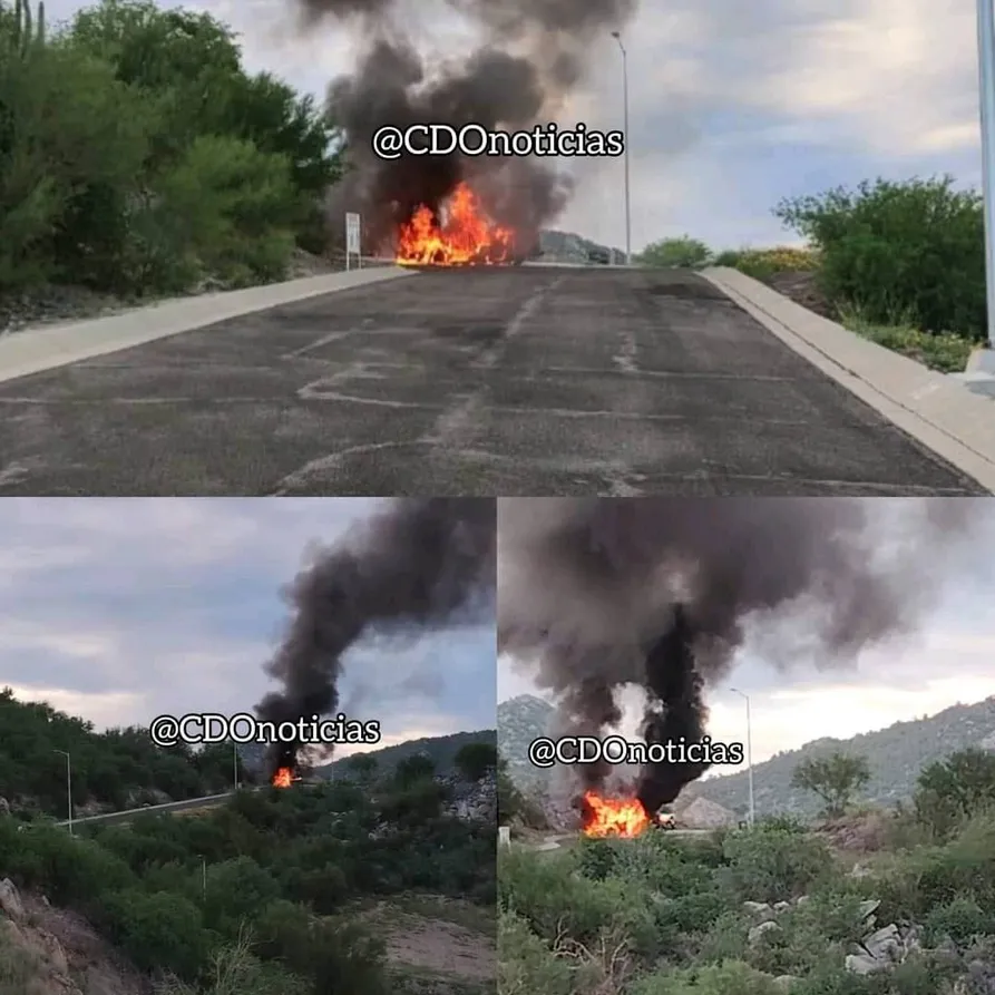 Camioneta de lujo de Natanael Cano es incendiada en Hermosillo