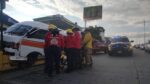 Conductor del transporte público resulta herido tras choque sobre el libramiento de Morelia