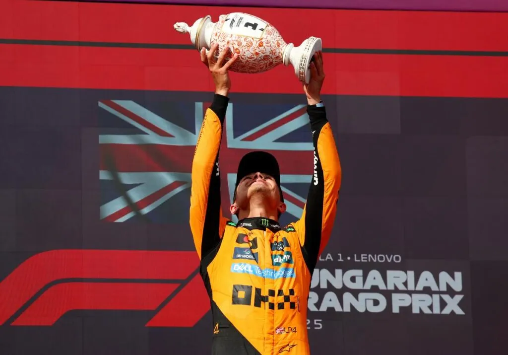 Con final de infarto, Lando Norris gana el Gran Premio de Hungría 2025