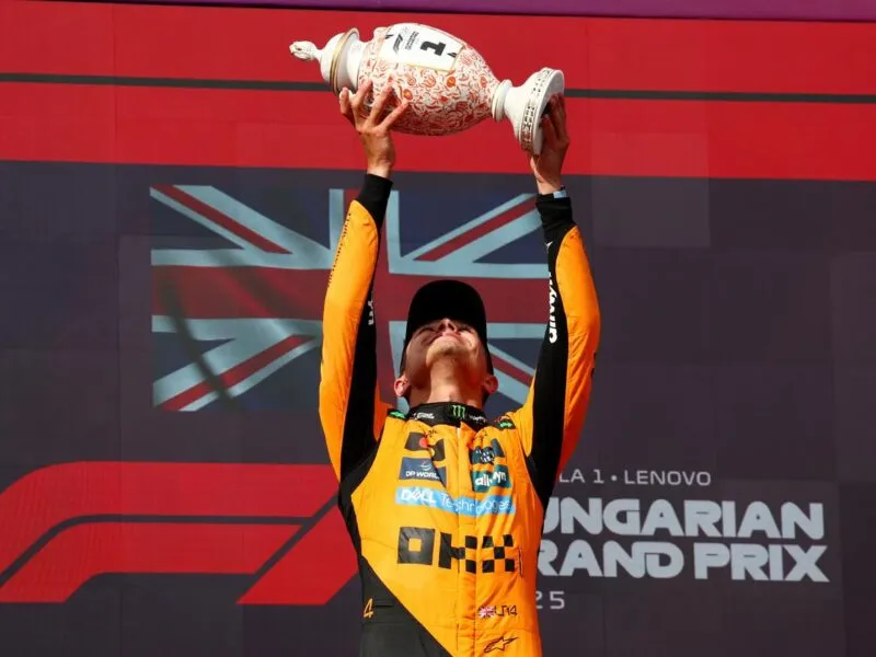 Con final de infarto, Lando Norris gana el Gran Premio de Hungría 2025