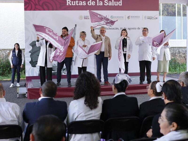 Con Rutas de la Salud de Sheinbaum se mejora salud de michoacanos: Bedolla