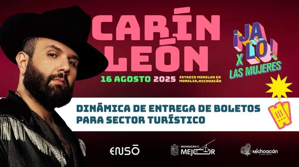 Concierto de Carín León dejará más de 13 mdp de derrama económica