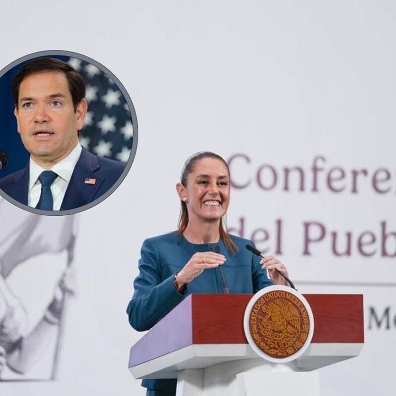 Confirma Sheinbaum visita de Marco Rubio a México en septiembre; cerraría acuerdos de seguridad