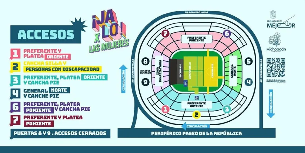 Conoce los accesos al Estadio Morelos para el concierto de Carín León-1