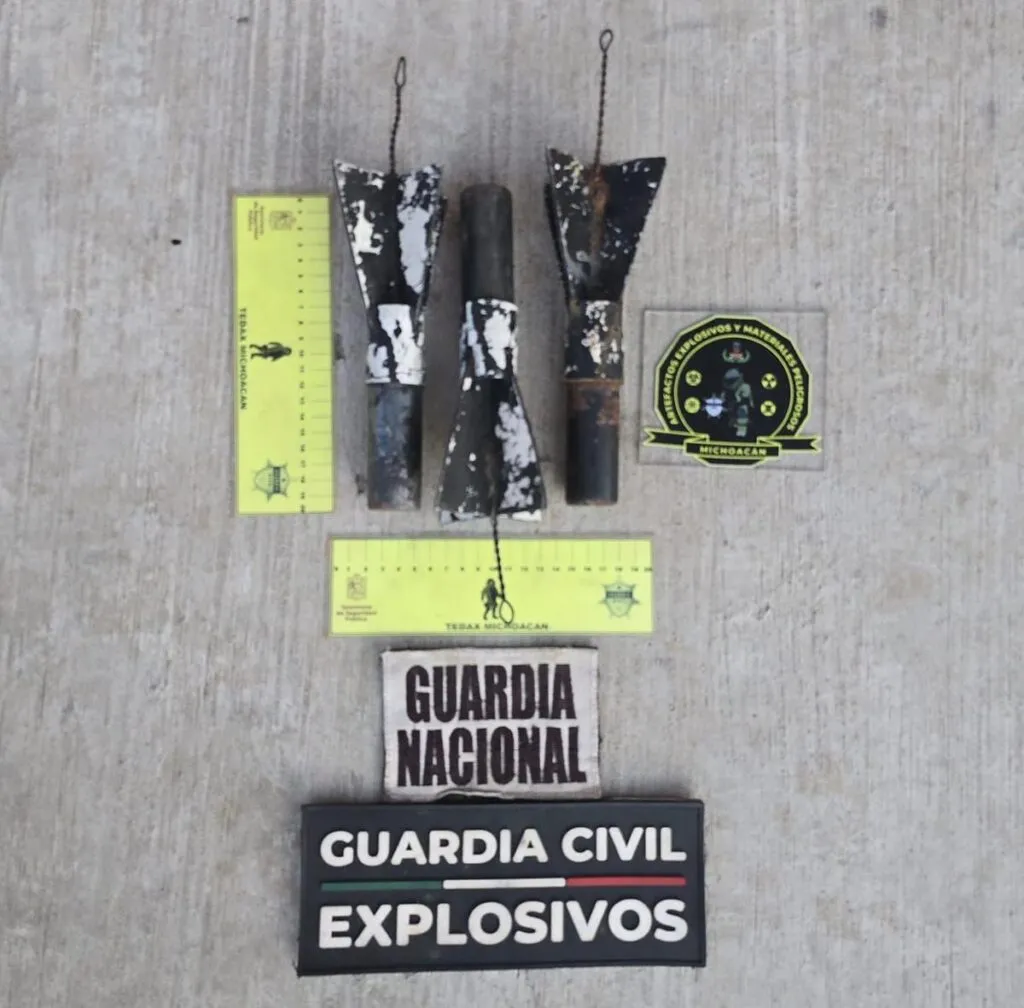 desactivan 3 artefactos explosivos en Uruapan