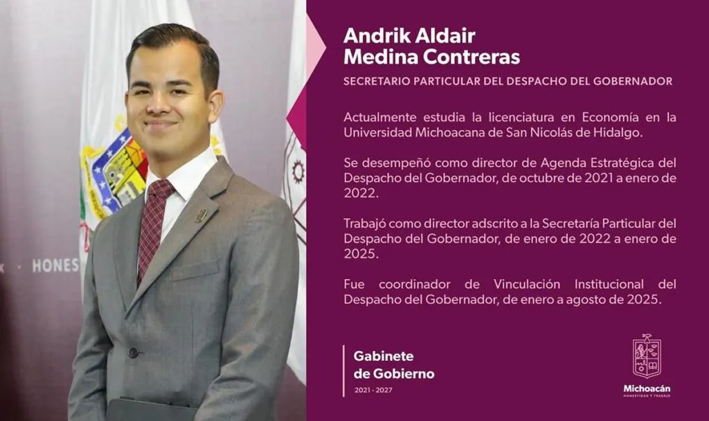 Designa Bedolla a Aldair Medina como secretario particular-1