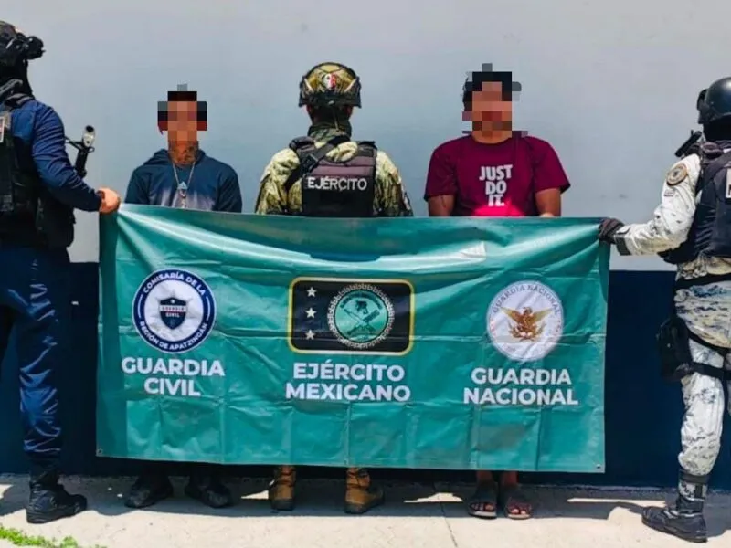 Detenidos en posesión de lonas de apología del delito