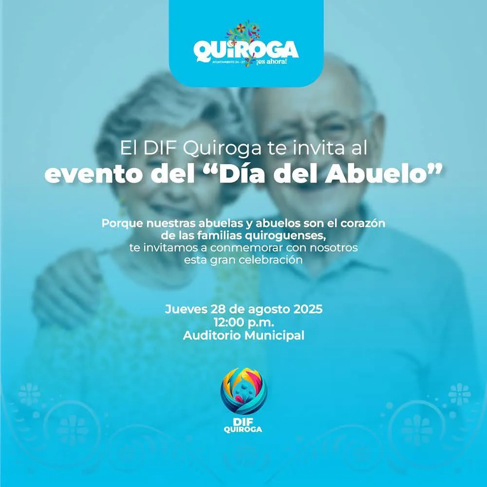 Día del Abuelo en Quiroga: Homenaje a abuelas y abuelos Michoacán 1