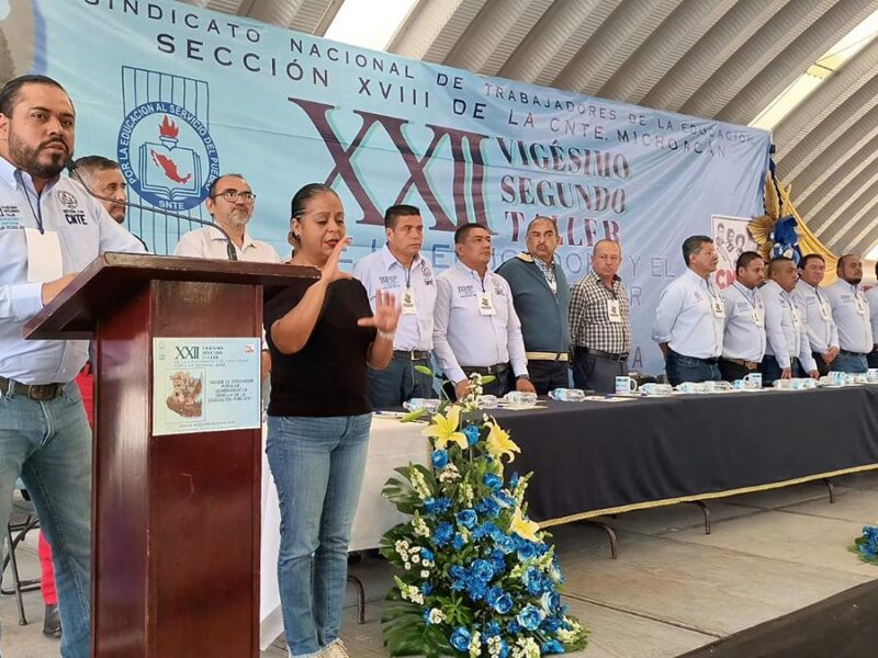 Disminución del rezago educativo en Michoacán, logro de los maestros y no de Gabriela Molina: CNTE