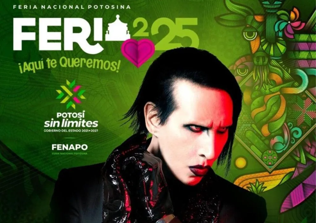 Este domingo Marilyn Manson en San Luis Potosí; UNPF solicita cancelar concierto
