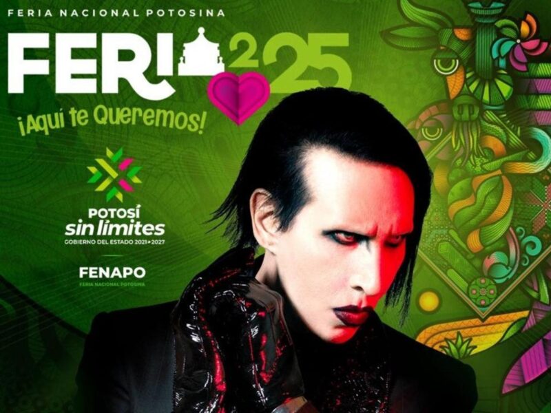 Este domingo Marilyn Manson en San Luis Potosí; UNPF solicita cancelar concierto