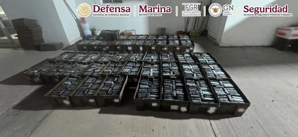 Fuerzas federales incautan mil 201 paquetes de cocaína en SLC, Sonora-1