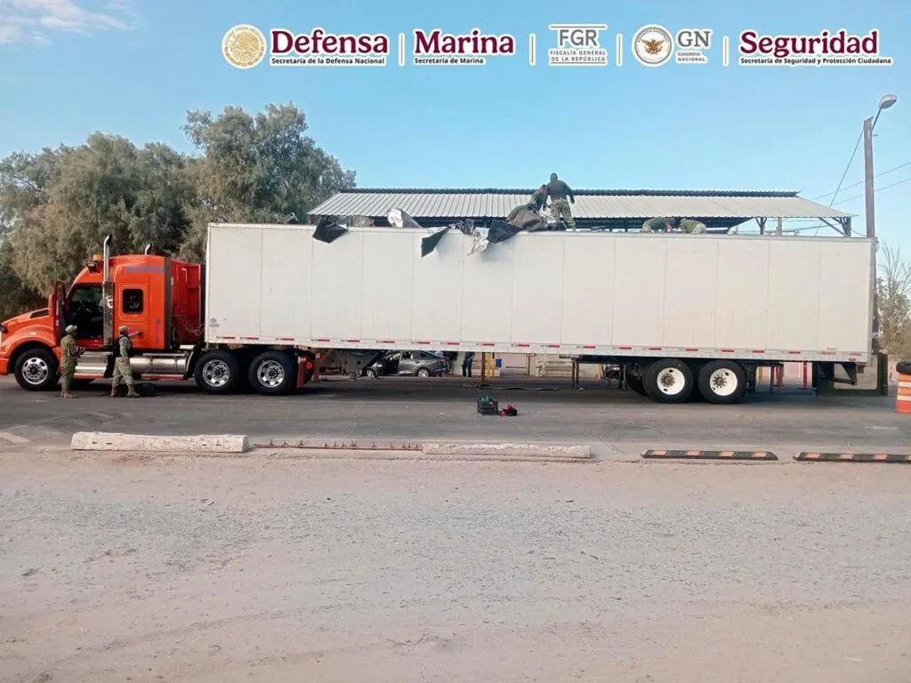 Fuerzas federales incautan mil 201 paquetes de cocaína en SLC, Sonora