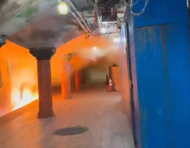 Incendio en tren de pasajeros en Jersey City
