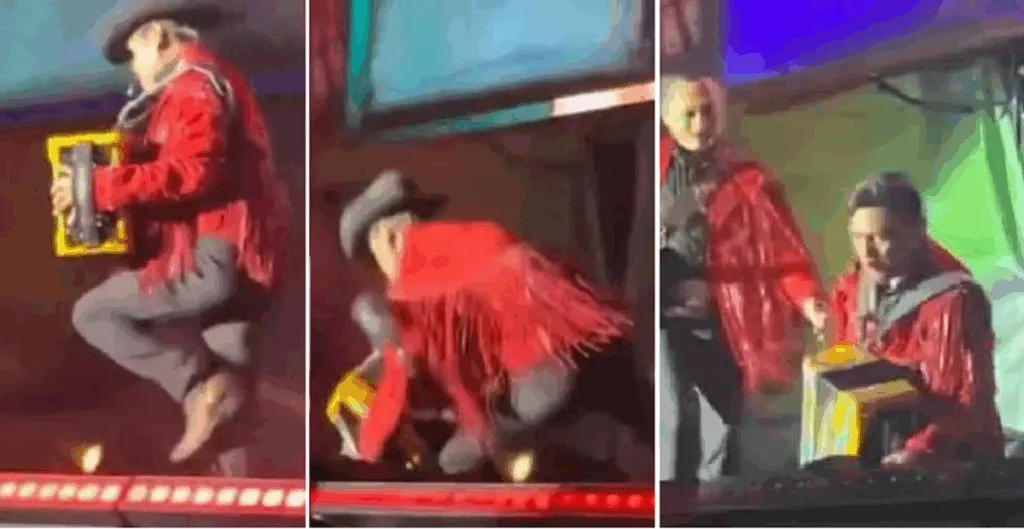 Jorge Hernández de los Tigres del Norte sufre caída en show