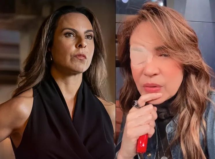 Kate del Castillo reacciona a preguntas sobre las enfermedades incurables de Yolanda Andrade
