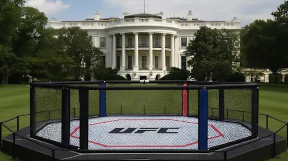 La Casa Blanca se convierte en el octágono de la UFC
